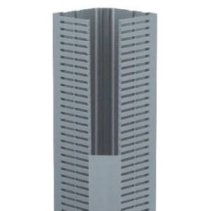 5.33" x 4.58" x 6' Panduit CWD4LG6 PanelMax™ Corner Wiring Duct, Light Gray