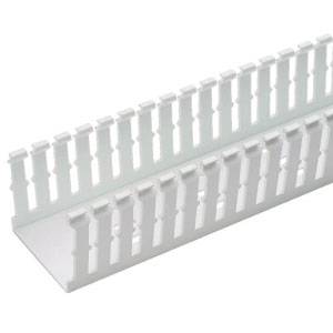 1.75" x 2.12" x 6' Panduit F1.5X2WH6 Panduct® Wiring Duct, White