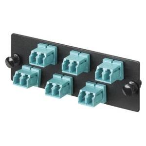 Panduit FAP6WAQDLCZ OptiCom® Fiber Optic Adapter Panel