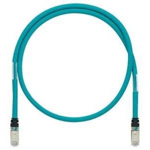 2 M L, 24 AWG Stranded, Panduit Corp. ISTPHCH2MTL IndustrialNet™ Patch Cord, Teal