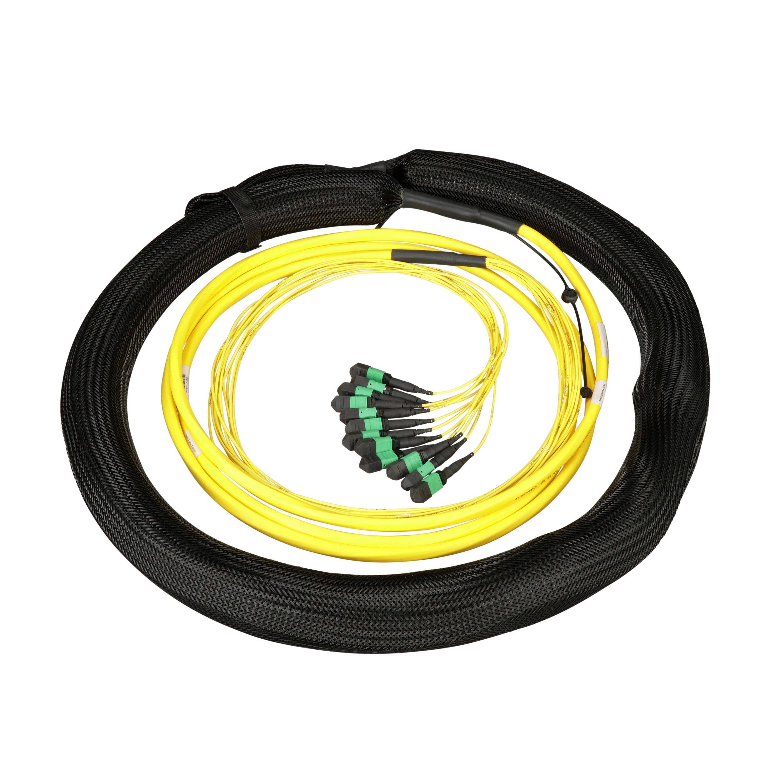 Panduit® F8ONM5ENNAAM010 OS2 Pigtail Trunk Cable, 10 m L, Yellow