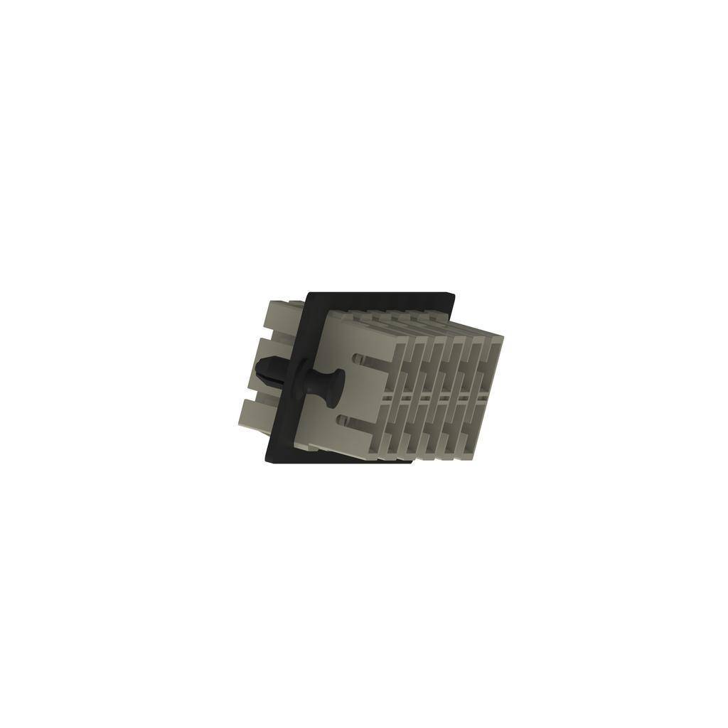 Panduit® FAP6WEIDSCZ Adapter Fiber Optic Panel, LC Duplex End B, (6) Fiber OM1 Fiber