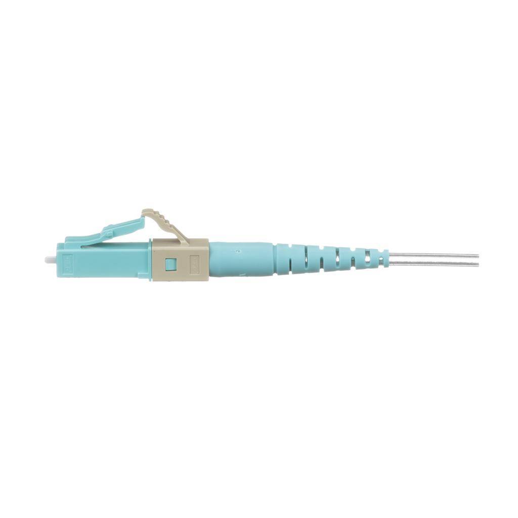 Panduit® FLCS2/9SOCPXAQ Fusion Splice-On Fiber Optic Connector, LC Simplex Connector, 50/125 um OM2/OM3/OM4 Multi-Mode Fiber, 250 um Coated Fiber/900 um Tight Buffered Fiber, Zirconia Ceramic Ferrule