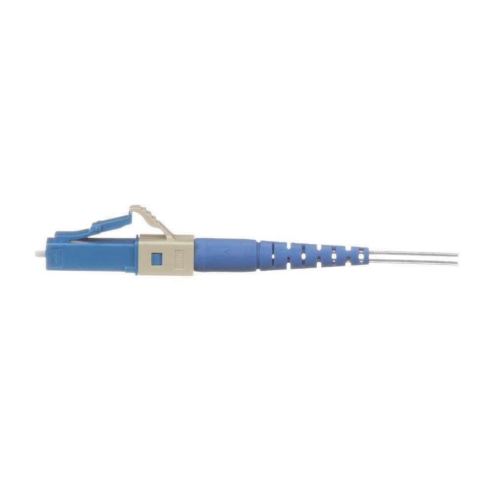 Panduit® FLCS2/9SOCU9BU Fusion Splice-On Fiber Optic Connector, LC Simplex Connector, OS1/OS2 9/125 um Fiber, 250 um Coated Fiber/900 um Tight Buffered Fiber, Zirconia Ceramic Ferrule
