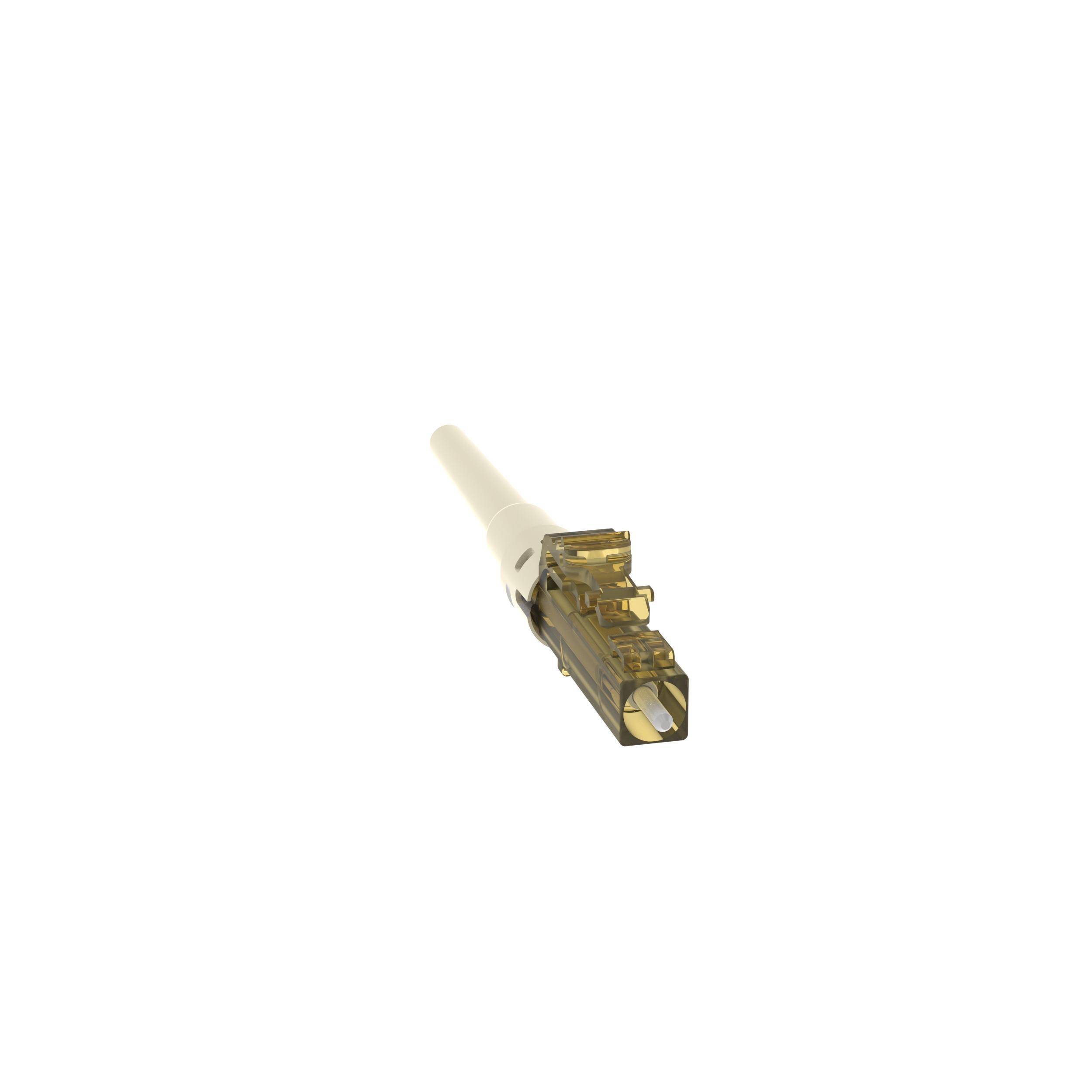 Panduit® OptiCam® FLCSMC6EIY-C Pre-Polished Fiber Optic Connector, LC Simplex Connector, OM1 Multi-Mode Fiber, 900 um Tight Buffered Fiber, Zirconia Ceramic Ferrule