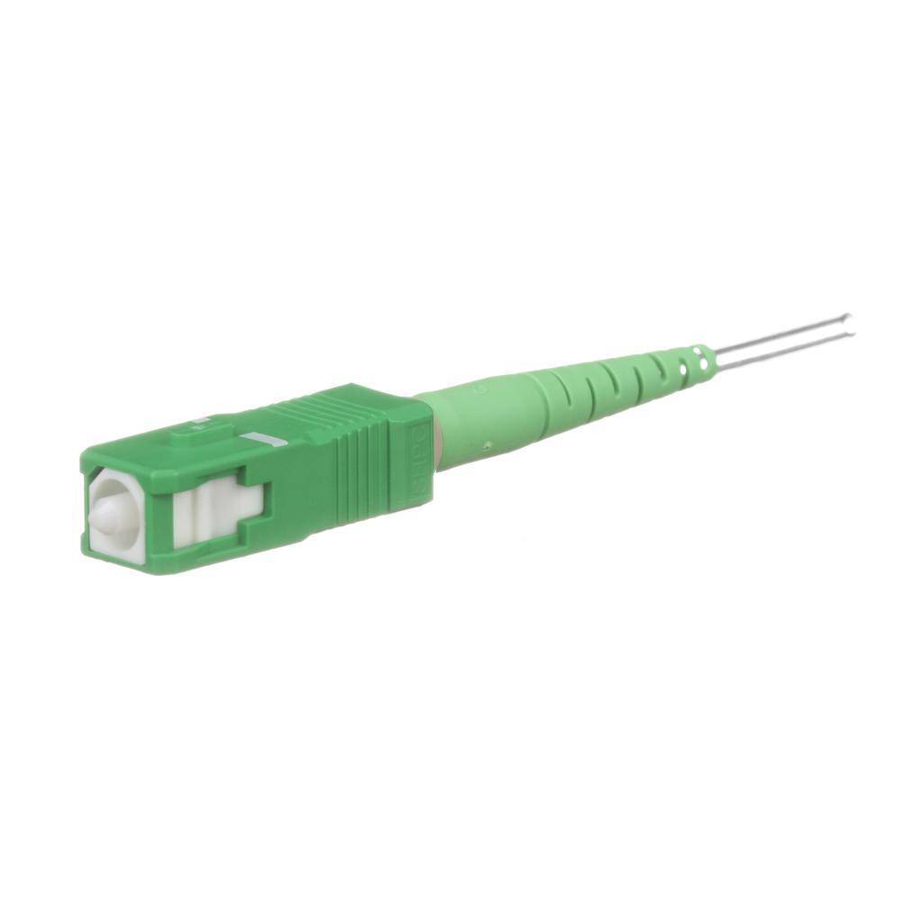 Panduit® FSCS2/9SOCA9AG Fusion Splice-On Fiber Optic Connector, SC Simplex Connector, OS1/OS2 9/125 um Fiber, 250 um Coated Fiber/900 um Tight Buffered Fiber, Zirconia Ceramic Ferrule