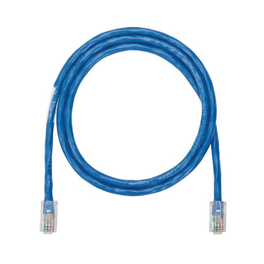 Panduit® NK5EPC7BUY NK5EPC Class D Patch Cord, Cat 5e, 24 AWG Conductor U/UTP Copper Conductor, Modular Plug Connector, 7 ft L Cord
