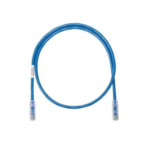 Panduit® NetKey™ NK6PC12BUY U/UTP Patch Cord, Cat 6, 24 AWG Stranded Copper Conductor, RJ-45 Connector, 12 ft L Cord