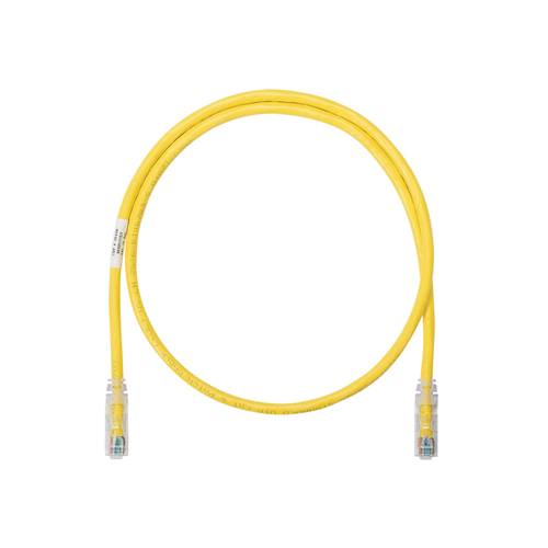 Panduit® NetKey™ NK6PC11YLY Class E Patch Cord, Cat 6, 24 AWG UTP Unshielded Stranded Copper Conductor, RJ45 Modular Plug Connector, 11 ft L Cord, Yellow