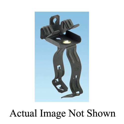 Panduit® StrongHold™ P812M58 Snap Close Conduit Clip, 1/2 to 3/4 in Conduit, 5/16 to 1/2 in THK Flange, 75 lb Load, Metallic