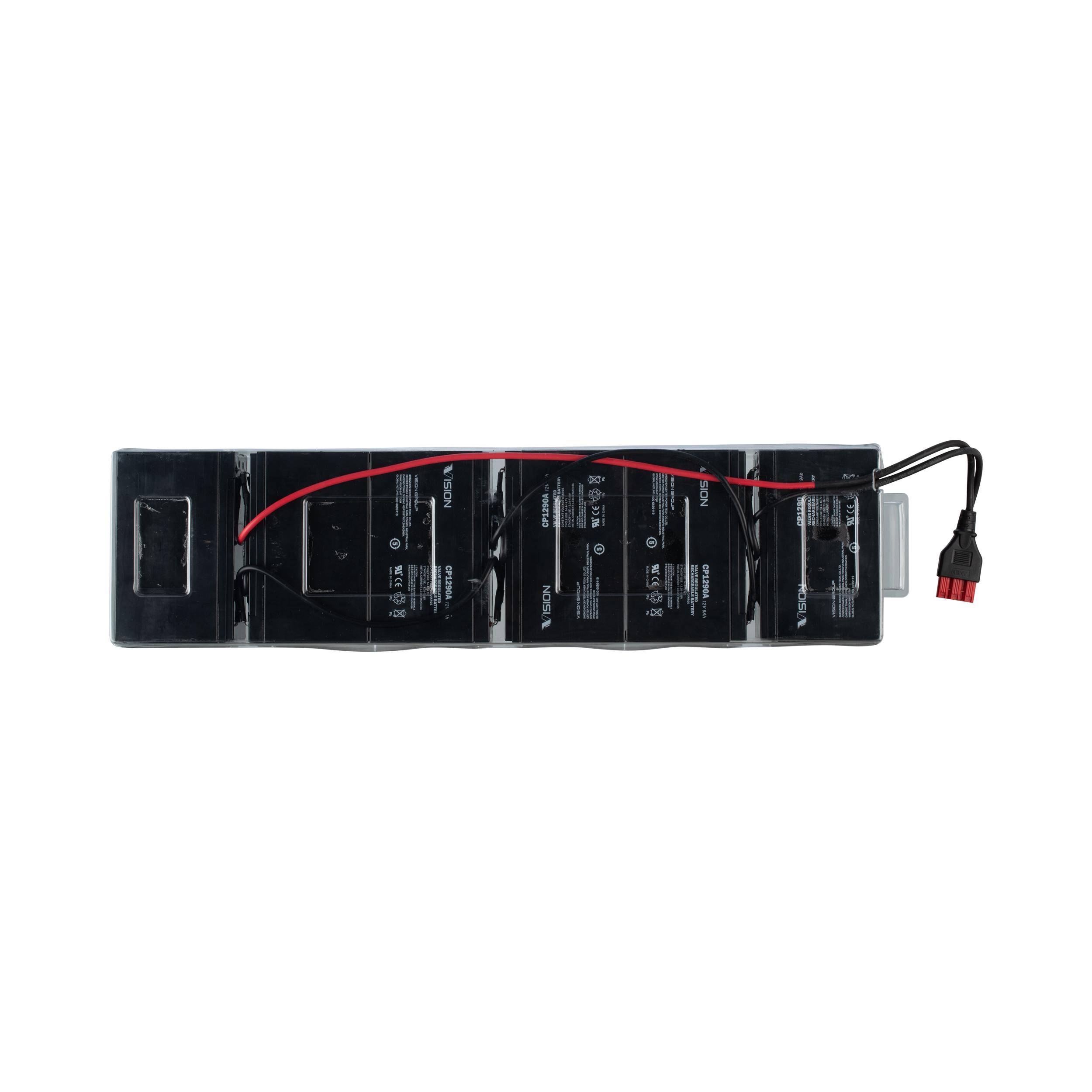 Panduit® UVD072 Battery Cartridge VRLA Batteries, 3000 W Power Rating, 4.6/14.1 min Backup, For Use With UVP072, 3 to 5 hrs Charging