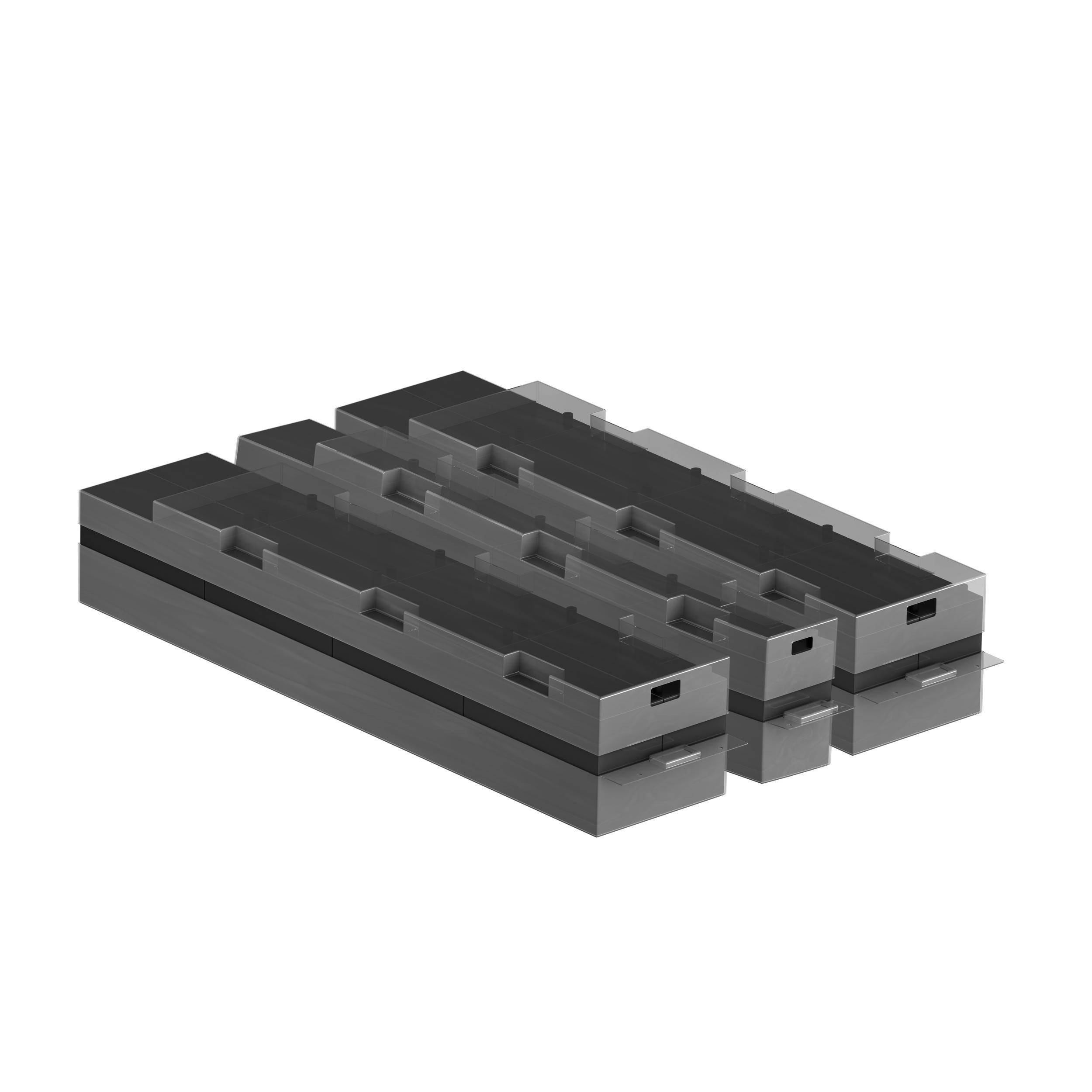 Panduit® UVD240 Battery Cartridge VRLA Batteries, 6000 W Power Rating, 9.7/25.3 min Backup, For Use With UVP240, 3 to 5 hrs Charging