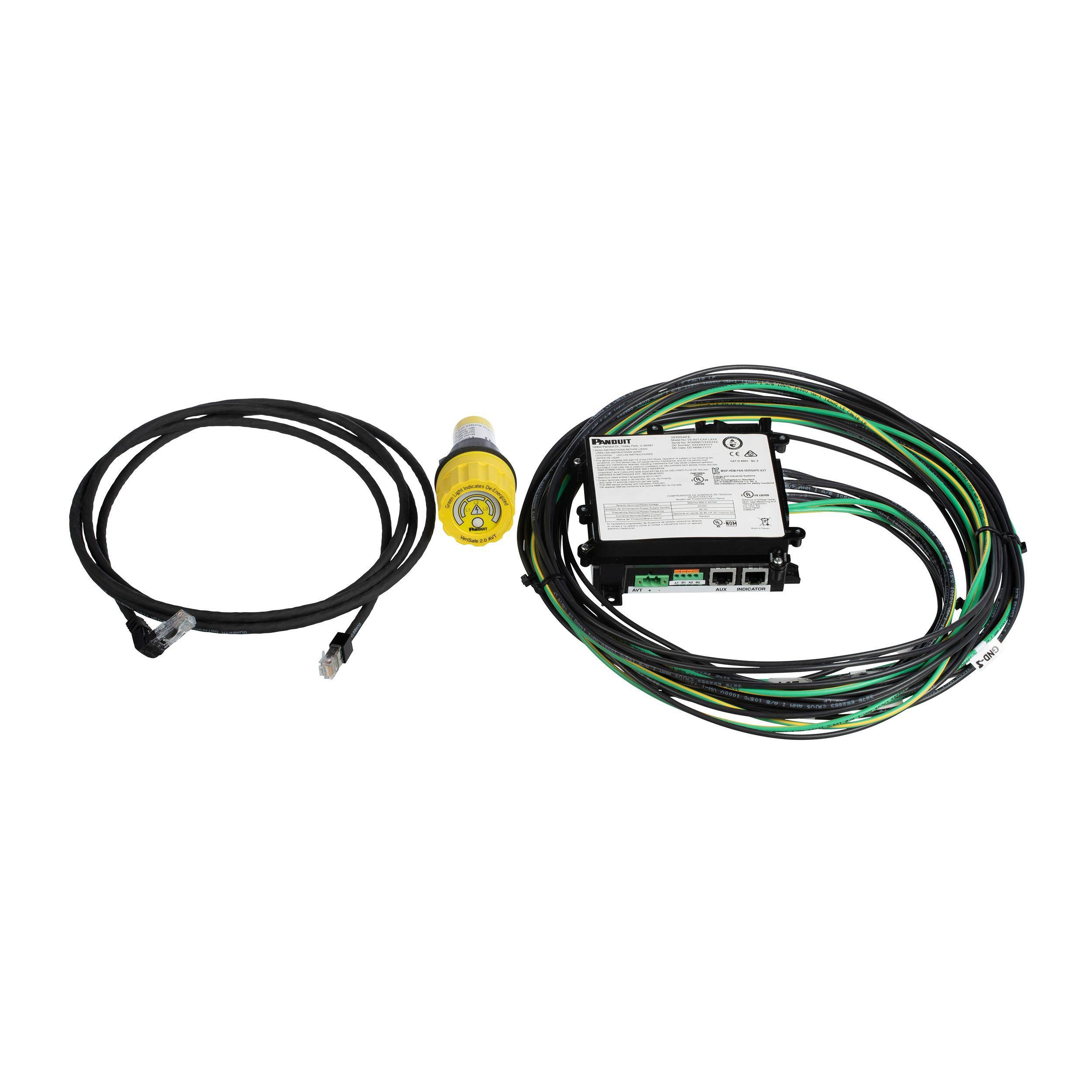 Panduit® VS2-AVT-3PB-16 Three Phase AC/DC Absence of Voltage Tester, Lithium Battery, 1000/1000 VAC/VDC Max Measurable