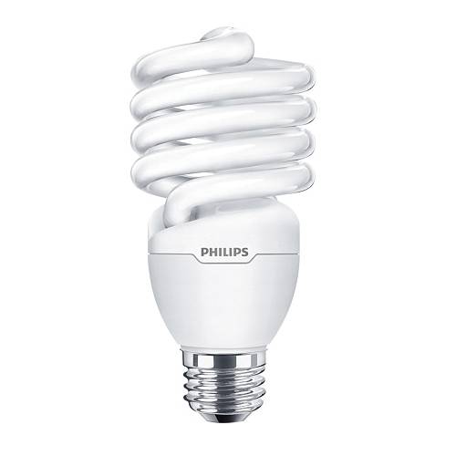 Signify Luminaires 414094 Energy Saver Non-Dimmable Compact Fluorescent Lamp, 26 W, E26 Medium Screw Fluorescent Lamp, T2 Shape, 1700 Lumens