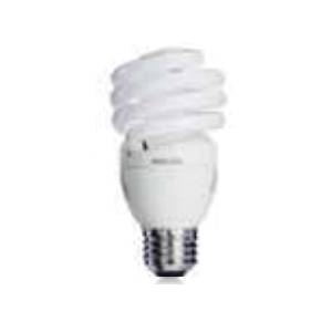 Philips 417089 Energy Saver Non-Dimmable Compact Fluorescent Lamp, 18 W, E26 Medium Screw CFL Lamp, T2 Mini Twister Shape, 1250 Lumens