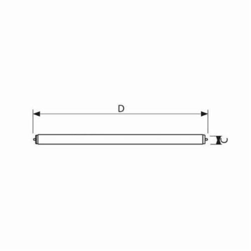 Philips 363218 Slimline Fluorescent Lamp, 39 W, 1-Pin FA8 Linear Fluorescent Lamp, 2950 Lumens, 4100 K, 48 in L