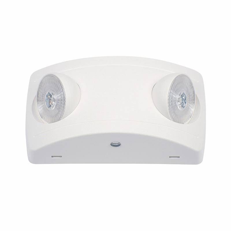 Philips PVLLU Emergency Light Unit, 1 W LED Lamp, 120/277 VAC, 2 Heads, Thermoplastic