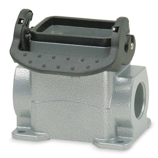 Pos-E-Kon® BB406MV 1-Lever Locking Box Base, 1 x 1/2 in NPT Entry, Surface Mount, Die Cast Aluminum