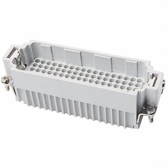 Pos-E-Kon® MC208DD DD Series Terminal Insert, 108 Positions, 26 to 14 AWG Wire, Male Crimp Connection, Glass Filled Thermoplastic