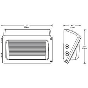 RAB Lighting Inc. W34-90L LED Wall Pack