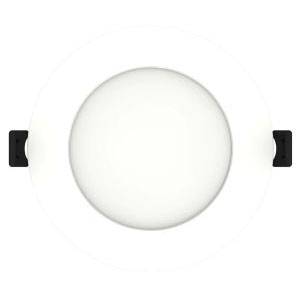 4" Round, 9 W, 120 VAC 60 Hz, RAB Lighting Inc. WFRL4R99FA120WS Recessed Downlight, 630 Lumen
