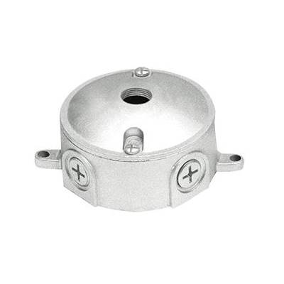 RAB LRT5 Weatherproof Box With 1/2 in Cover, Die Cast Aluminum, 8 Outlets, 4-3/4 in H x 1-7/16 in W