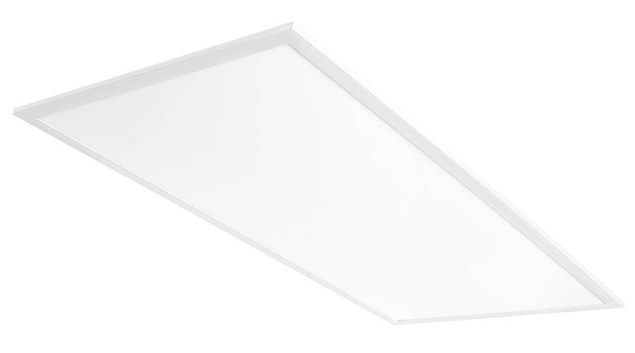 RAB EZPANFA2X4/D10/E2 EZPAN Flat Panel, LED Lamp, 120, 208, 240, 277 V, Aluminum Housing