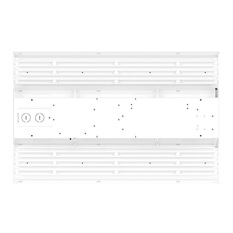 RAB RBAY17M RBA Field-Adjustable High Bay, 260, 220, 160 W, 750 W Incandescent Equivalent, LED Lamp, 24305 to 40539 Lumens