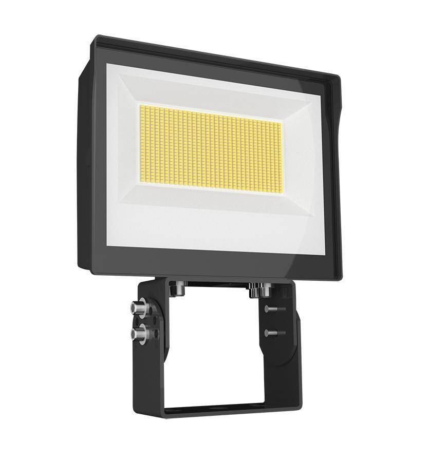 RAB X17XFU140T X17 Adjustable Floodlight Fixture, LED Lamp, 70 W Fixture, 120, 208, 240, 277 V, Bronze Housing