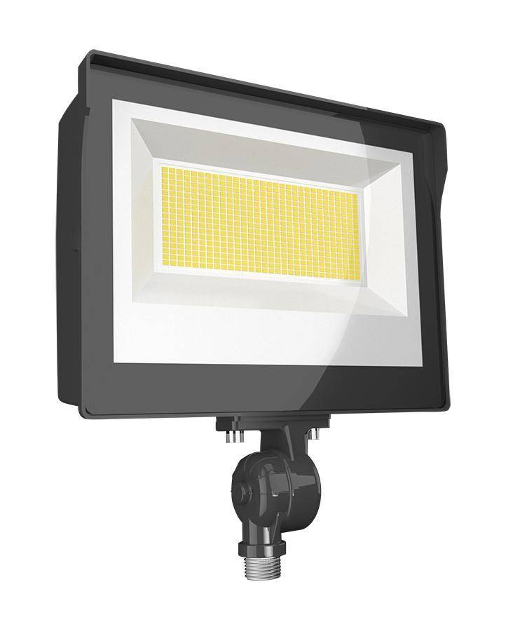RAB X17XFU60 X17 Adjustable Floodlight Fixture, LED Lamp, 30 W Fixture, 120, 208, 240, 277 V, Bronze Housing