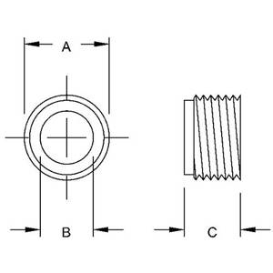 1" x 3/4" Hubbell Incorporated 1144 Rigid/IMC Reducer Bushing