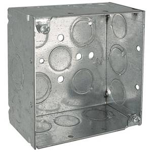 30.3 Cu Inch, 16-Knockout, Hubbell Incorporated 232 Square Box