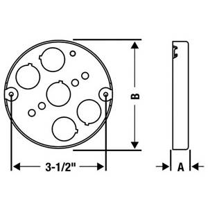 Crouse-Hinds 293 Straight Conduit Reducer, 3-1/2 x 3 in, For Use With IMC/Rigid Conduit, Steel
