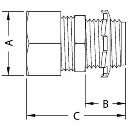 Bussmann 3520 Semiconductor Fuse Block, 130 VAC, 60 A, 1 Pole