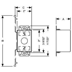 12.5 Cu Inch, 8-Knockout, Hubbell Incorporated 500 Switch Box, 1-Gang