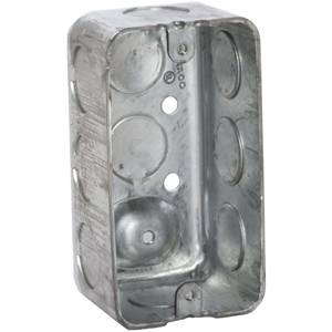 13 Cu Inch, 11-Knockout, Hubbell Incorporated 660 Handy Box