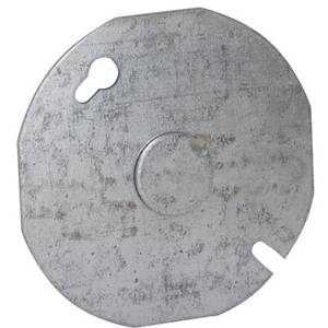3-1/2" Dia, Flat, Hubbell Incorporated 703 Ceiling Box Cover