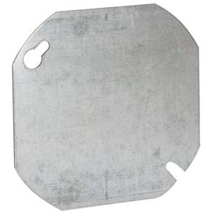 EATON Crouse-Hinds 722 Non-Insulated Straight Squeeze Connector, 4 in Trade, 4-19/32 in Cable Openings, For Use With Flexible Metallic Conduit Fitting, Malleable Iron, Zinc Plated