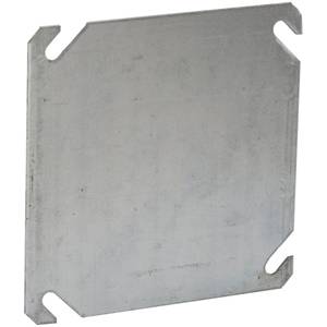 4", Hubbell Incorporated 752 Square Box Cover, Flat