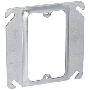 4", Hubbell Incorporated 768 Square Box Cover, Raised