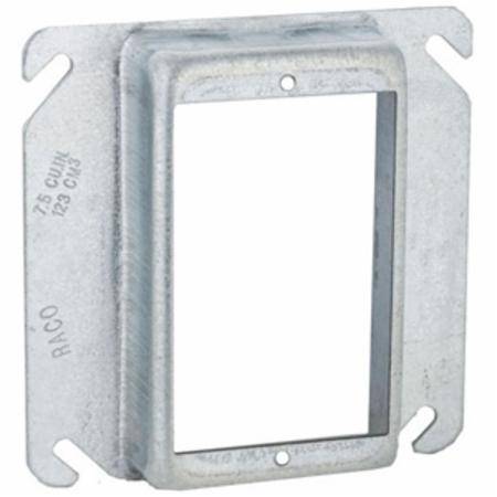 4", Hubbell Incorporated 774 Square Box Cover, Raised