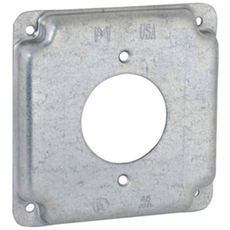 4", Hubbell Incorporated 811C Square Box Surface Cover, Raised