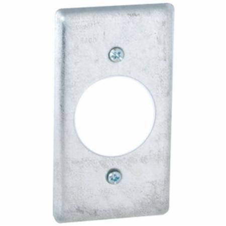 1-Gang, Hubbell Incorporated 867 Handy Box Cover, Single Receptacle