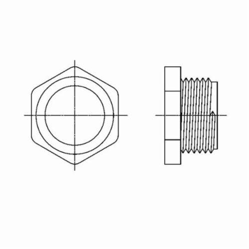 RACO® 1662 Non-Insulated Conduit Nipple, 1/2 in, For Use With Rigid Conduit, Die Cast Zinc, Metallic