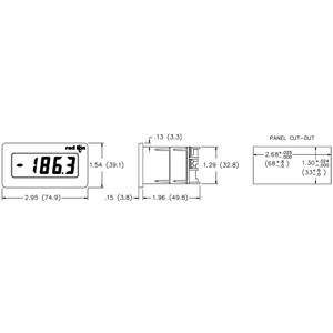 Red Lion Controls Inc. CUB4V020 Voltmeter