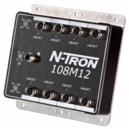 Red Lion Controls, Inc. 108M12-HV N-Tron® Ethernet Switch