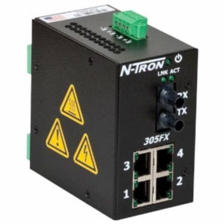 Red Lion Controls, Inc. 305FXE-ST-15 N-Tron® Ethernet Switch
