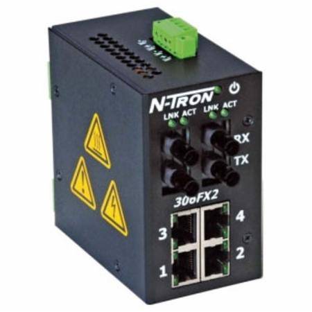 Red Lion Controls, Inc. 306FX2-N-SC N-Tron® Ethernet Switch