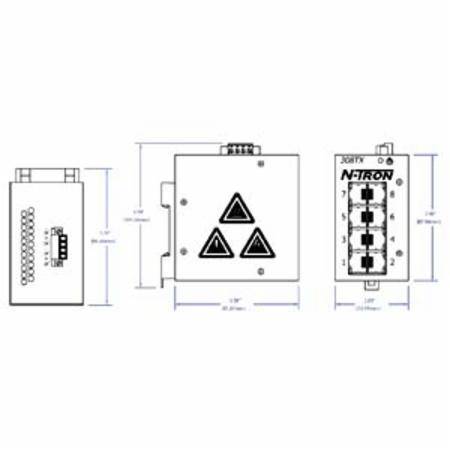 Red Lion Controls, Inc. 308TX-N N-Tron® Ethernet Switch