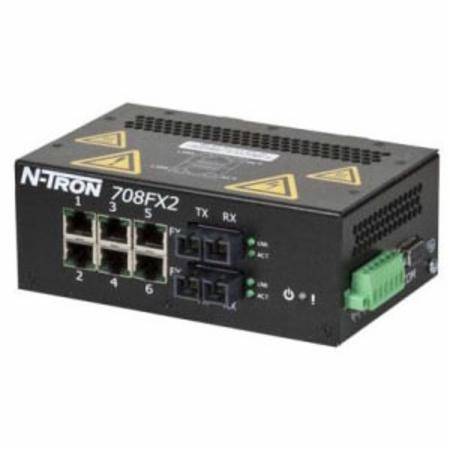 Red Lion Controls, Inc. 708FX2-SC N-Tron® Ethernet Switch